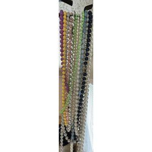 Vintage Solid Color Beaded Necklaces